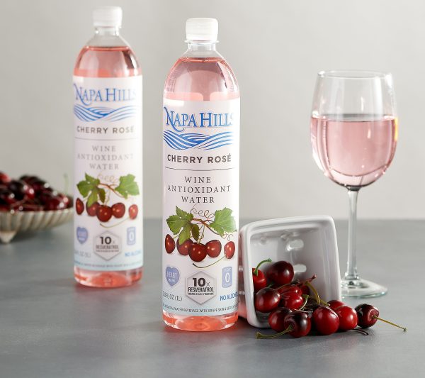 Napa Hills 1L Cherry Rose Non-alcoholic drinks Alcohol substitute Alcohol-free beverages